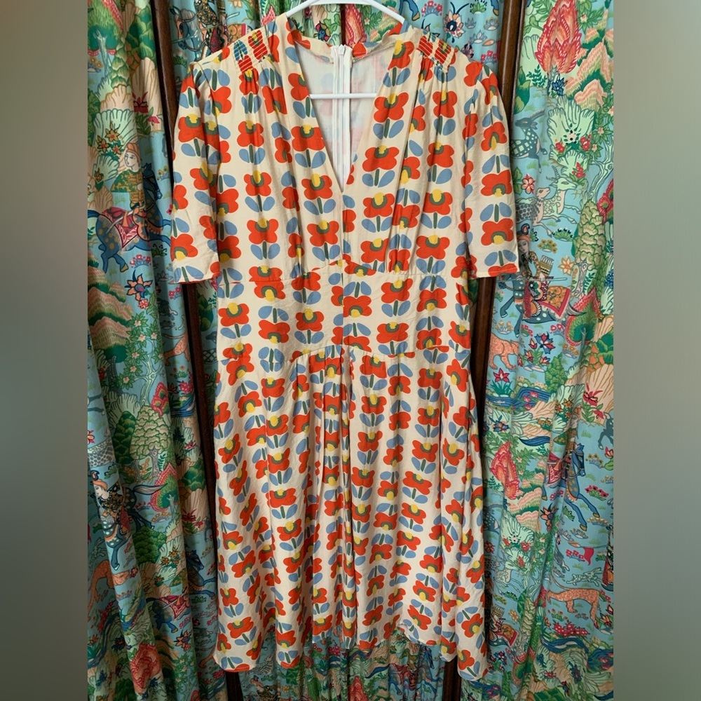 Saint Geraldine floral print dress